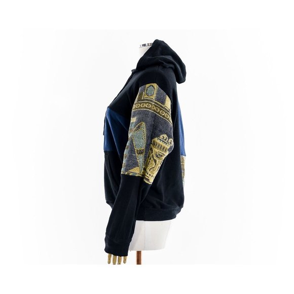 Fashion ReWork Impressionist Cat Nap Tapestry Blanket Hoodie - Picture 7 of 8